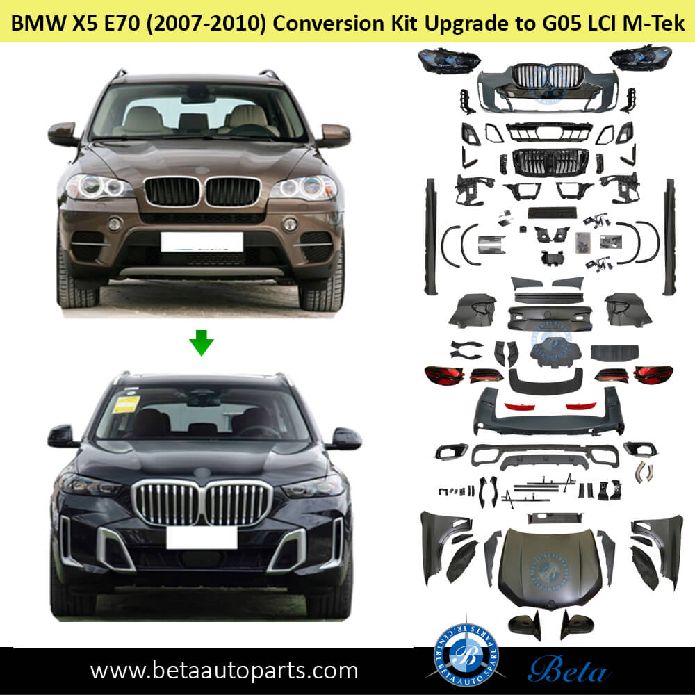 BMW X5 E70 (2007-2010), Body Kit Conversion Upgrade to G05 LCI M-Tek Look, China BMW X5 E70 (2007-2010), Body Kit Conversion Upgrade to G05 LCI M-Tek Look, China